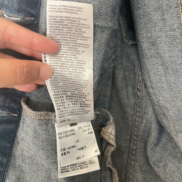 Levi’s Women's Original Denim Jean Trucker Jacket L - Picture 12 of 12